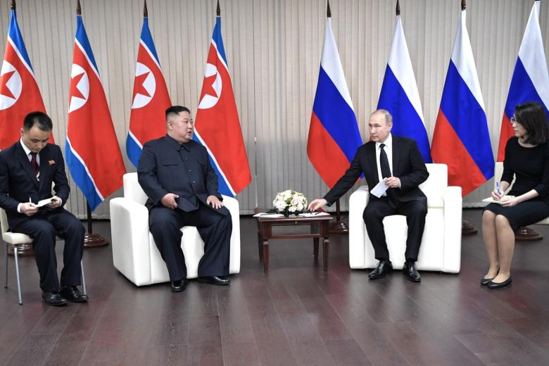Ким Чен Ын, Владимир Путин