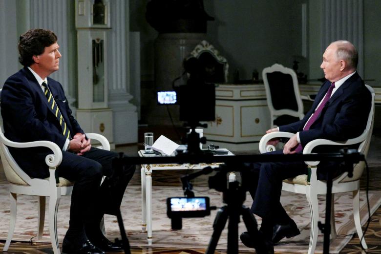 Такер Карлсон, Владимир Путин