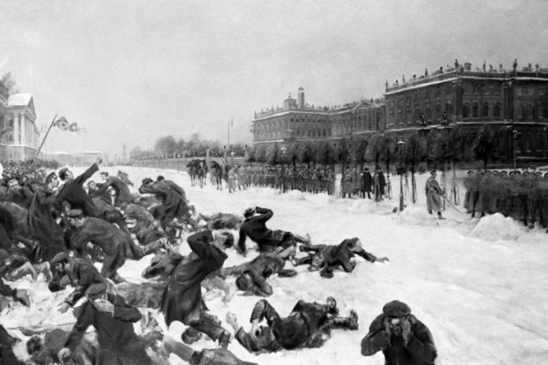 Иван Владимиров, «Расстрел демонстрации 9 (22) января 1905 года у Зимнего дворца»