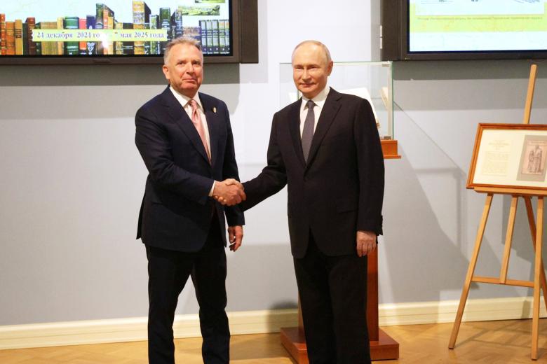 Владимир Путин и Стивен Уиткофф