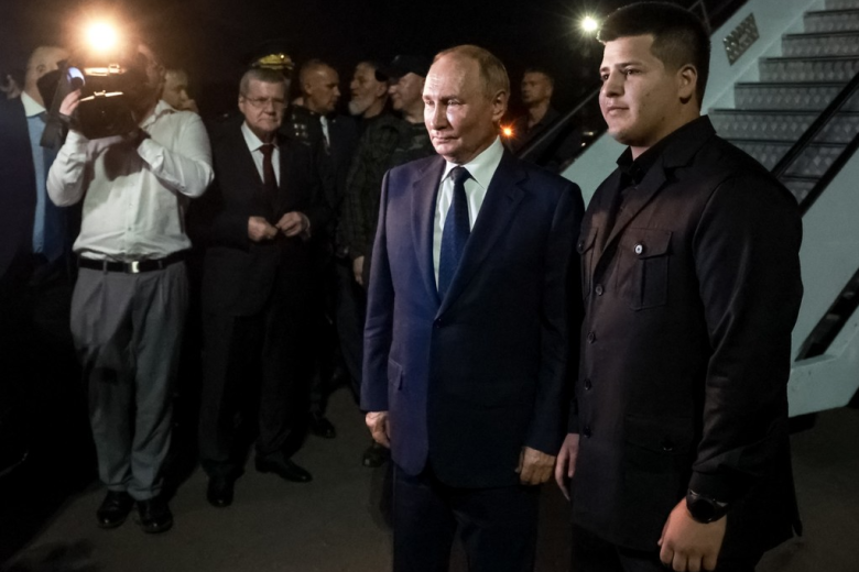 Владимир Путин и Адам Кадыров