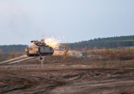 Опубликованы кадры уничтожения мчащейся на всех парах Bradley