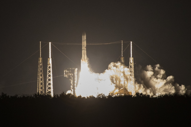 Старт ракеты Vulcan с лунным посадочным модулем Astrobotic Peregrine