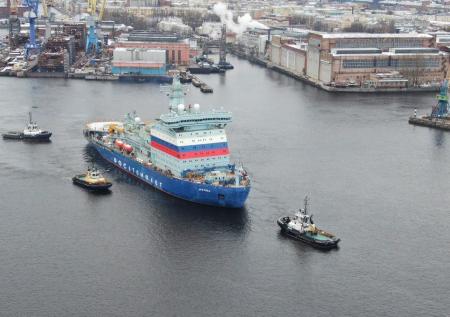Использование атомного ледокола «Арктика» начнётся в декабре 2020 года
