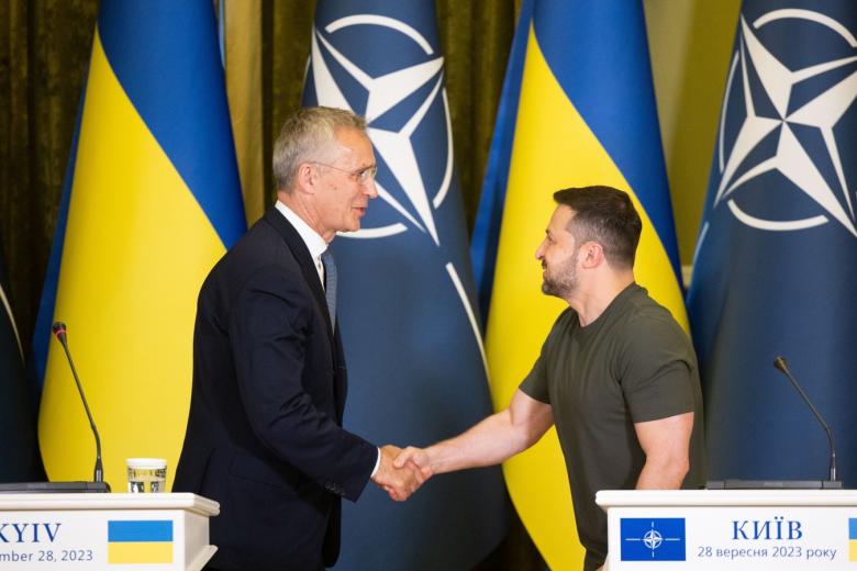 Йенс Столтенберг, Владимир Зеленский