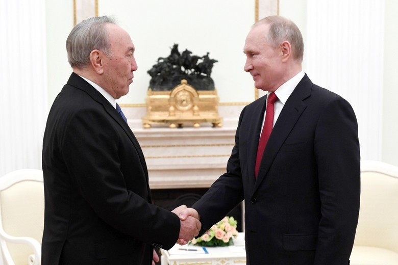 Нурсултан Назарбаев, Владимир Путин