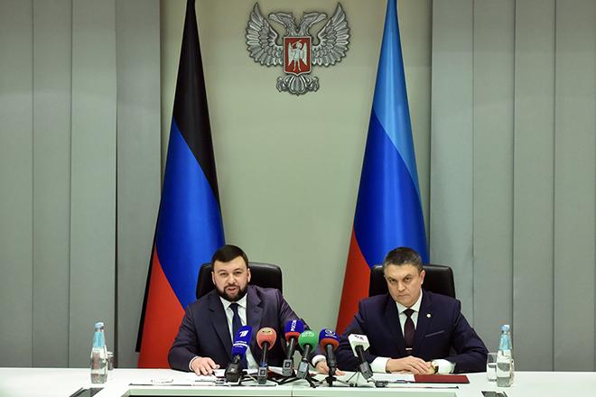 Денис Пушилин и Леонид Пасечник