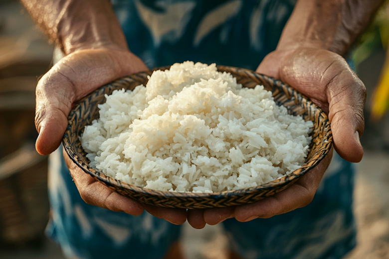 Чашка с рисом, калорийность круп