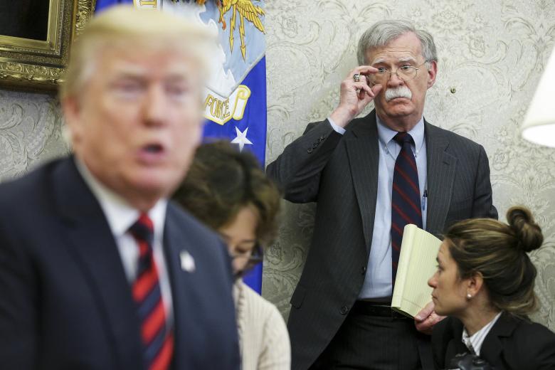 Дональд Трамп и Джон Болтон