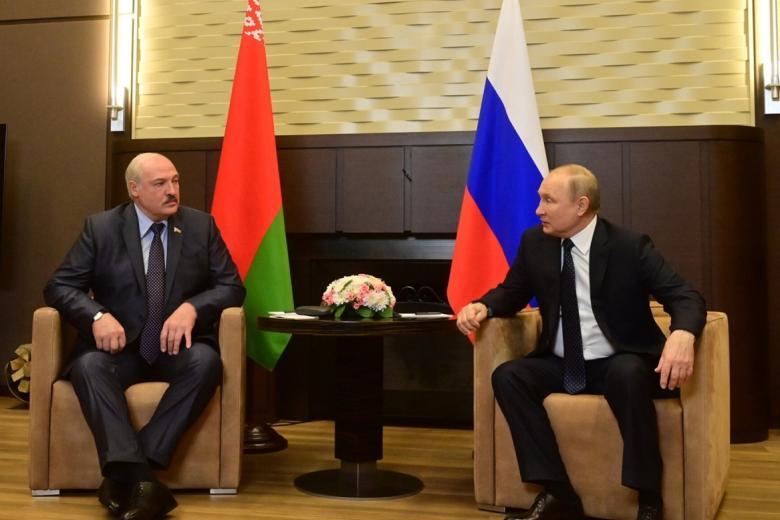 Александр Лукашенко и Владимир Путин