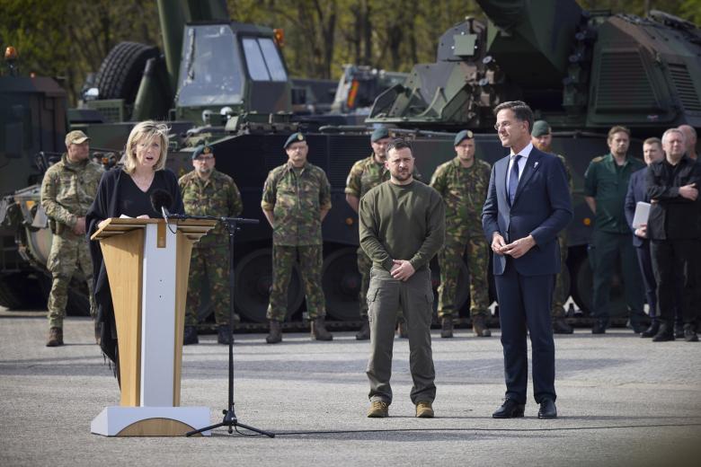 Кайса Оллонгрен и Владимир Зеленский