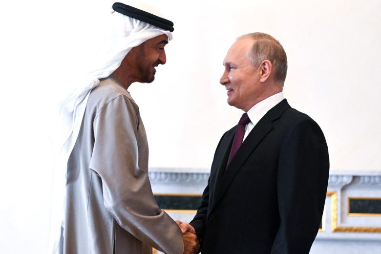  Мухаммед бен Заид Аль Нахайян, Владимир Путин