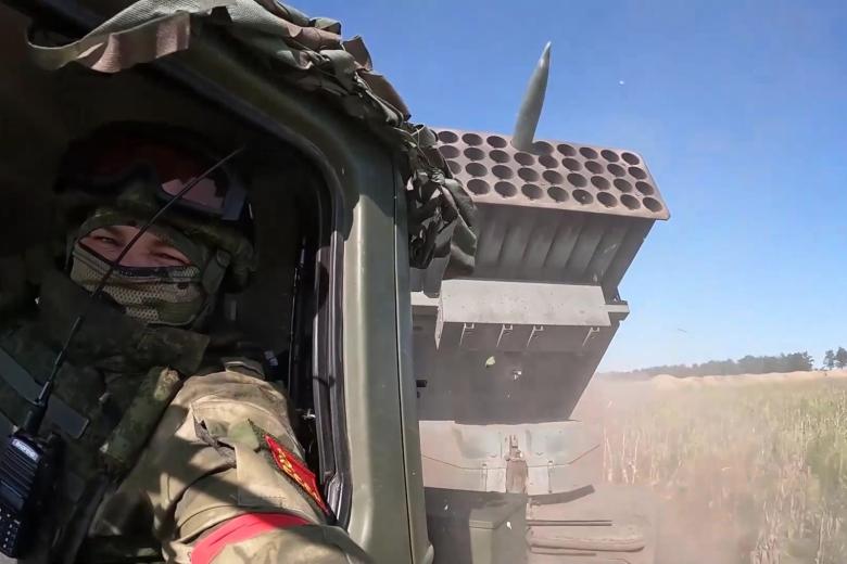 Боевая работа расчетов РСЗО Торнадо-Г