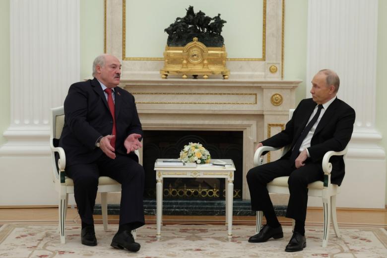 Владимир Путин и Александр Лукашенко