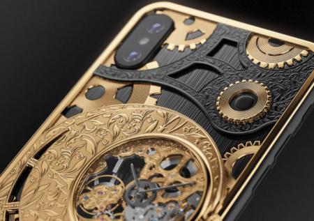 Caviar объединил iPhone XS с механическими часами