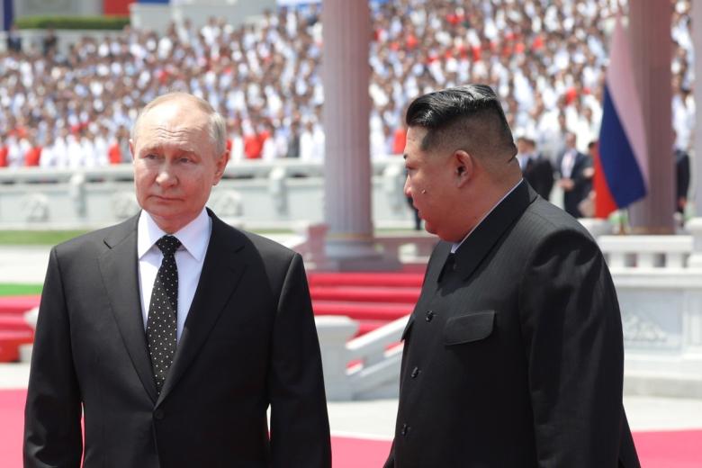Владимир Путин и Ким Чен Ын