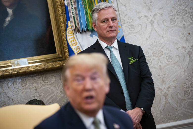 Дональд Трамп и Роберт О'Брайен