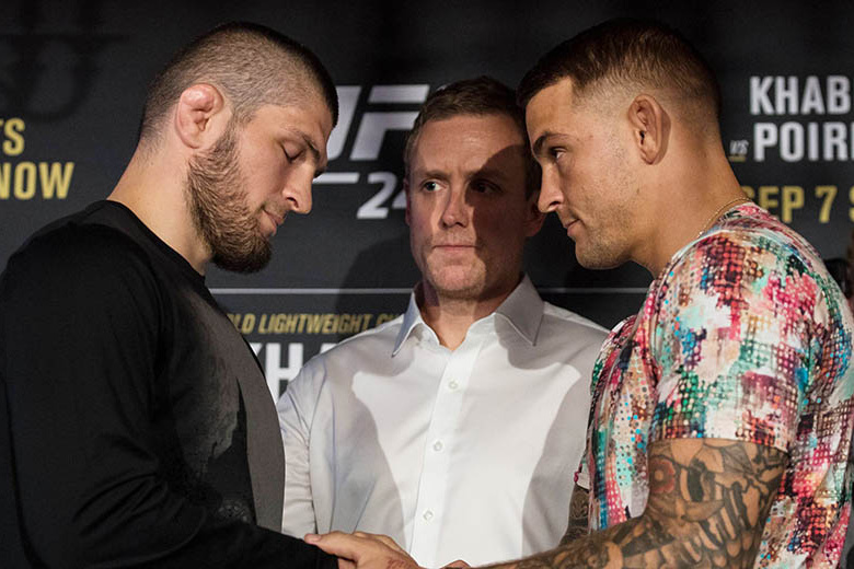 Хабиб Нурмагомедов и Дастин Порье