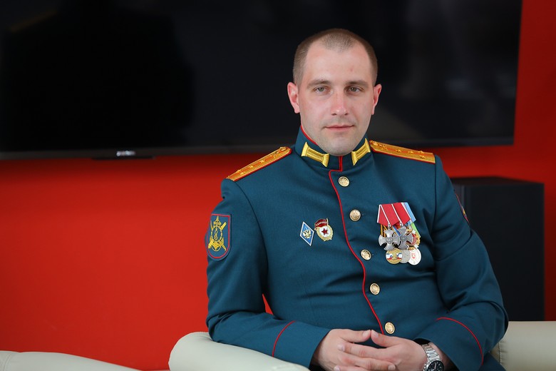 Илья Подорога с позывным Барс
