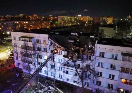 Появилось видео взрыва в жилом доме в Набережных Челнах