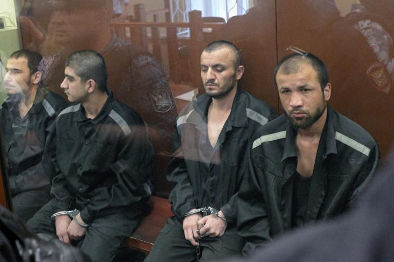Муродали Рачабализоде, Мухаммадсобир Файзов, Далерджон Мирзоев и Фаридуни Шамсидин (слева направо)