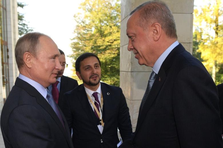 Владимир Путин и Реджеп Тайип Эрдоган