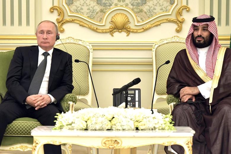 Владимир Путин и Мухаммед бен Салман