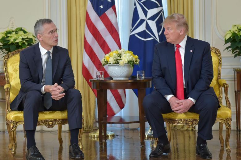 Йенс Столтенберг и Дональд Трамп