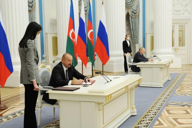 Ильхам Алиев, Владимир Путин