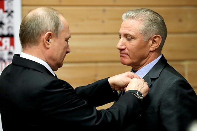 Владимир Путин и Борис Ротенберг