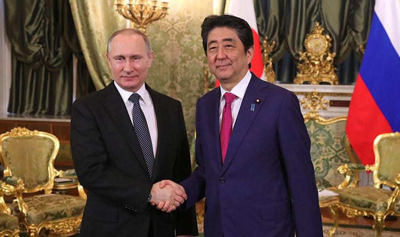 Владимир Путин и Синдзо Абэ