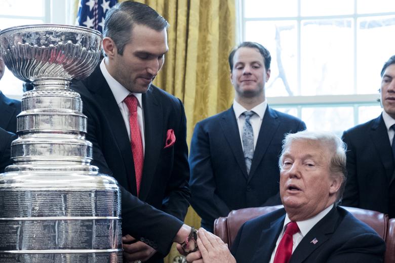Александр Овечкин и Дональд Трамп