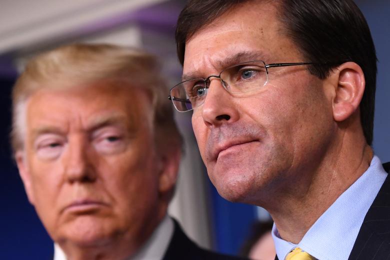 Дональд Трамп и Марк Эспер