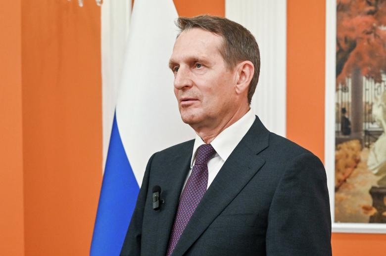 Директор Службы внешней разведки РФ Сергей Нарышкин во время официального визита в Баку