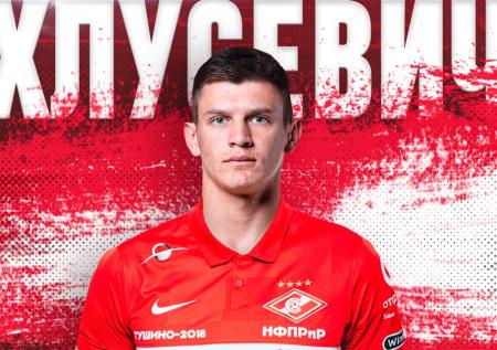 «Спартак» объявил о трансфере полузащитника «Арсенала» Хлусевича