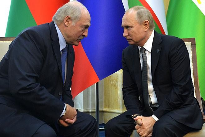 Александр Лукашенко и Владимир Путин