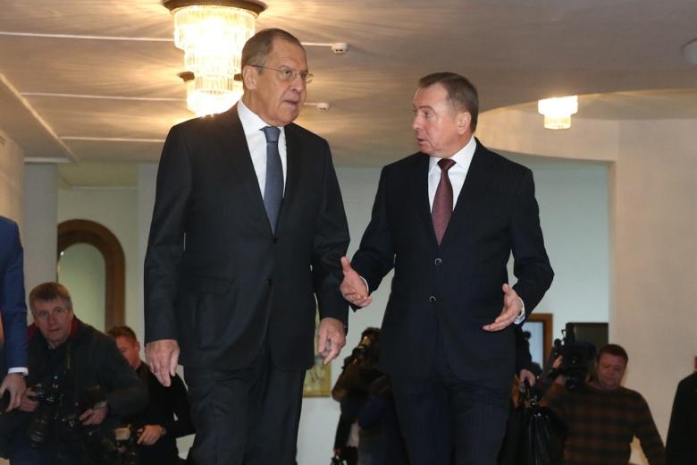 Сергей Лавров и Владимир Макей