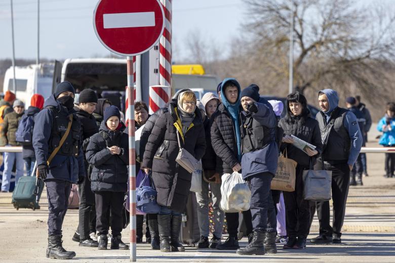 Пограничный переход между Украиной и Молдовой