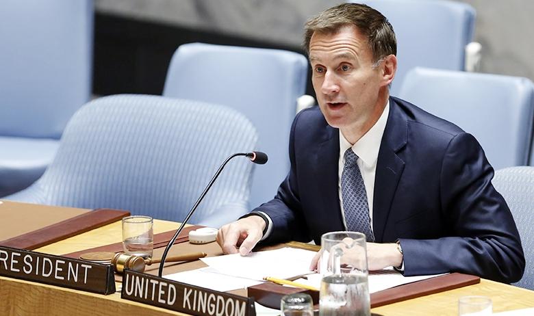 Глава МИД Великобритании Джереми Хант