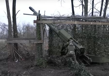 Расчет «Гиацинт-Б» разнес замаскированное орудие ВСУ под Курском