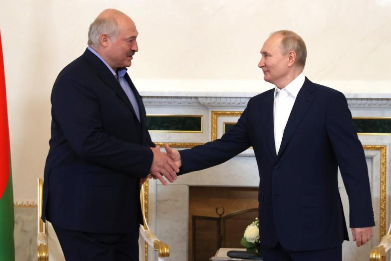 Александр Лукашенко и Владимир Путин