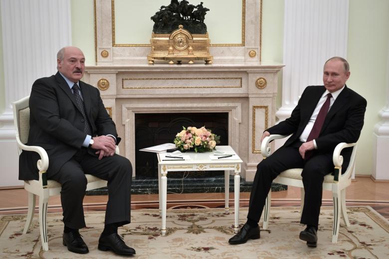 Александр Лукашенко и Владимир Путин