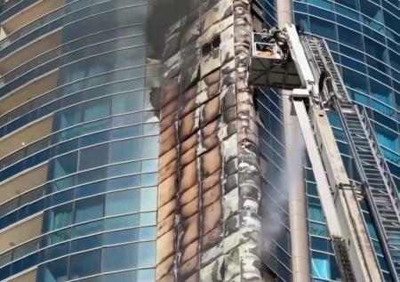 Появились подробности пожара в центре Астаны