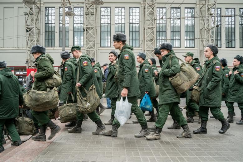 Призывники в рамках частичной мобилизации