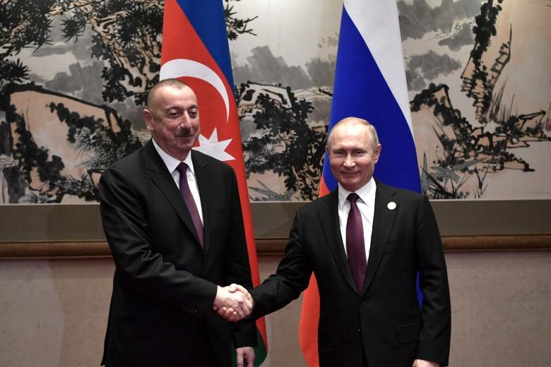 Ильхам Алиев и Владимир Путин