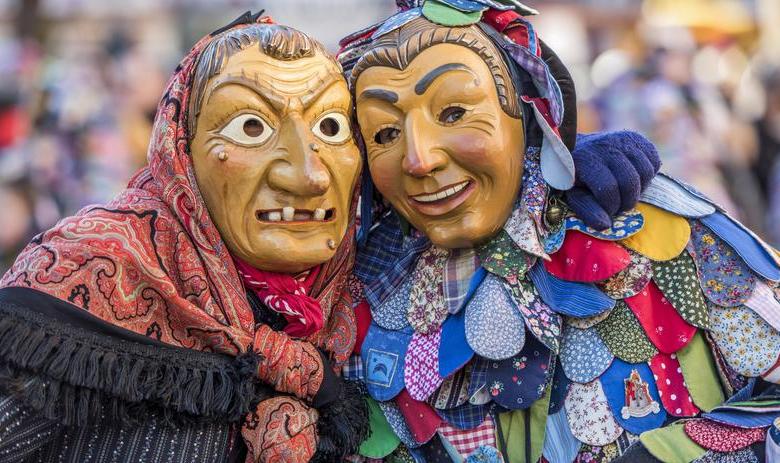 Участники карнавала «Фастнахт»