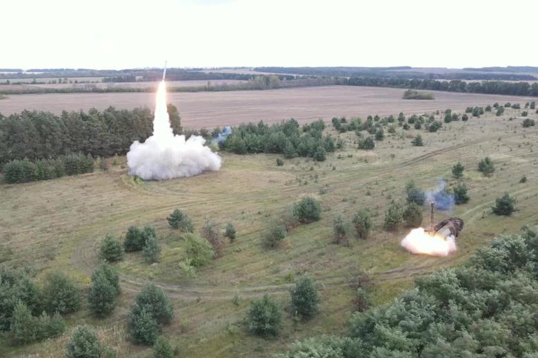 Боевая работа ОТРК Искандер