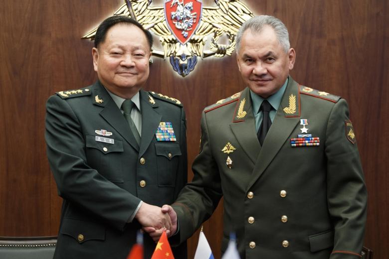 Чжан Юся и Сергей Шойгу