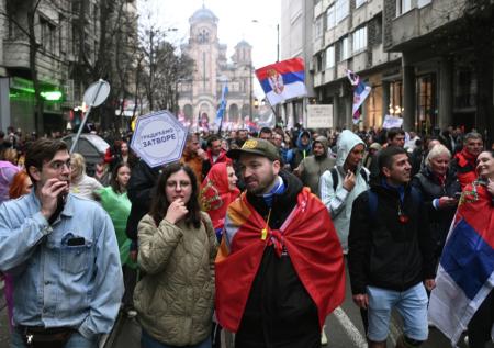 В Сербии попросили Мишустина помочь расследовать протесты в Белграде