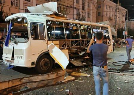 Названо место, где находился взорвавшийся в воронежской маршрутке предмет